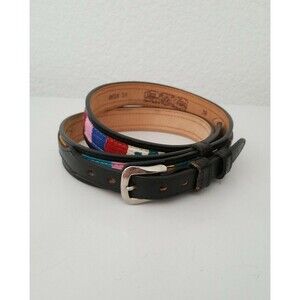 Circle Of Yoakum Leather Belt, 38" Length.
